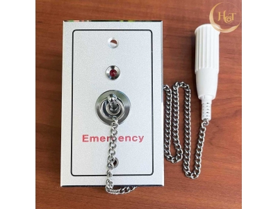 Nút gọi khẩn cấp gắn trong phòng tắm, có dây giật kéo dài Medi EM-601A